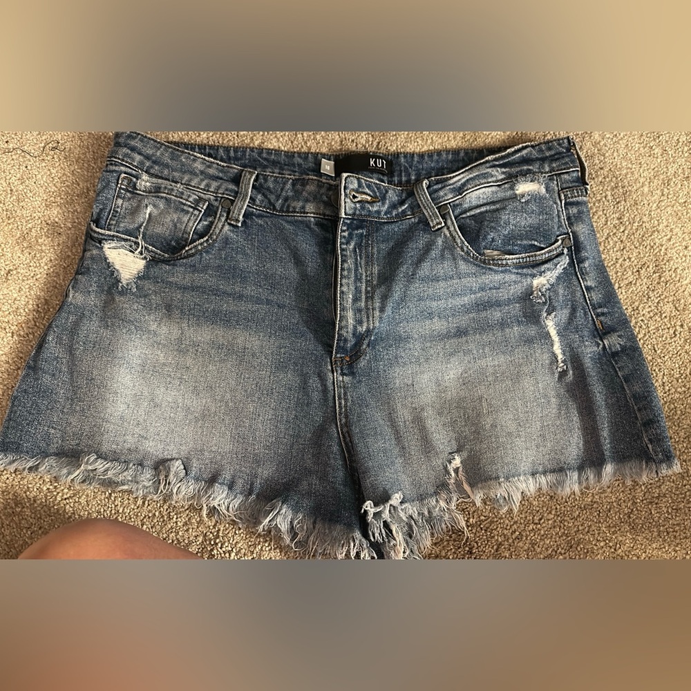 KUT from the Kloth Blue Denim Women's Shorts